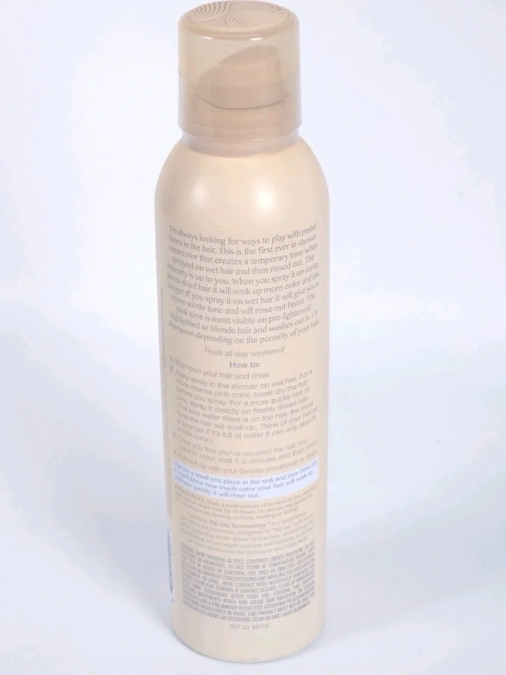 2 Cans Kristin Ess Rose Gold Temporary Tint Spray 7 oz Each Full Size NEW